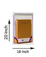 Meesho Transparent Non‑POD Polybag 16 inch x 20 inch