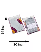 Meesho Transparent With‑POD Polybag 10 inch x 14 inch