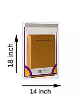 Meesho Transparent Non‑POD Polybag 14 inch x 18 inch