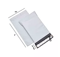 Plain Poly Black and White 6.5 X 8 without POD