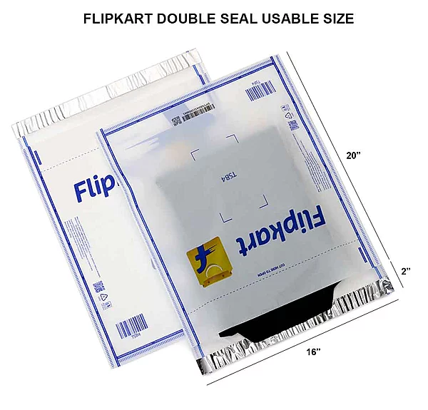 Flipkart Transparent Polybag 16 inch x 20 inch