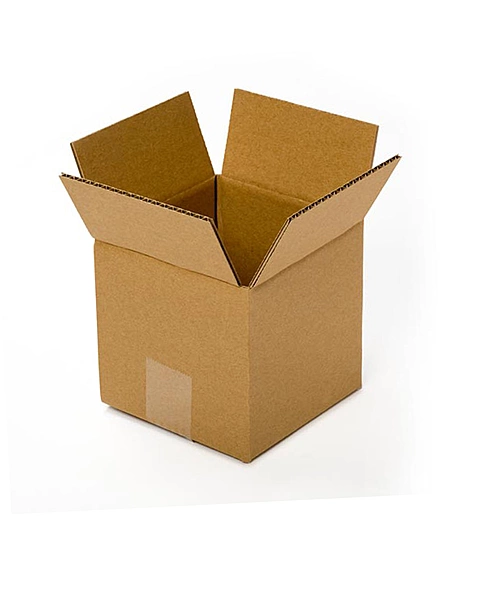 4 X 4 X 4 inch Corrugated Brown Boxes - 3 PLY .
