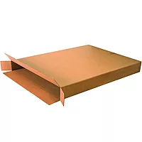 12X1.5X18 inch Corrugated Brown Boxes - 3 PLY