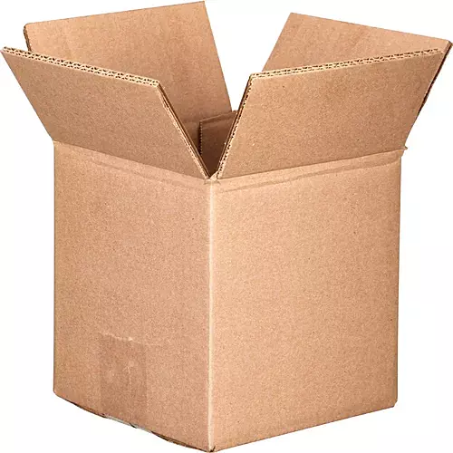 7.5X 7.5 X 7.5 Inch Corrugated Brown Boxes - 3 PLY-