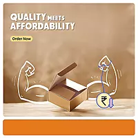 5 X 5 X 5 inch Corrugated Brown Boxes - 3 PLY