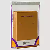 Meesho Transparent Non‑POD Polybag 16 inch x 20 inch