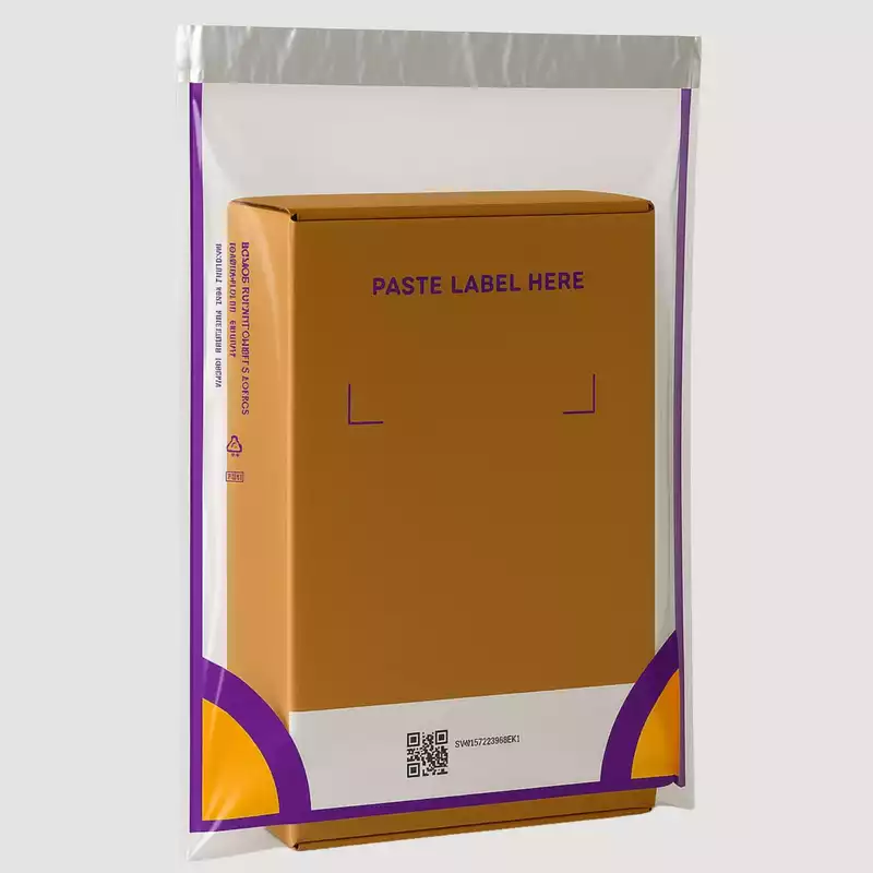 Meesho Transparent Non‑POD Polybag 16 inch x 20 inch